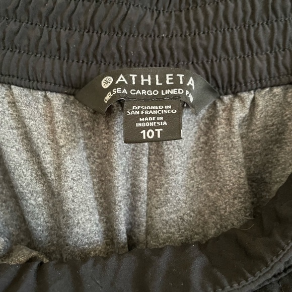 Athleta Black Chelsea Cargo Lined Pant Size 10 tall - Picture 9 of 10